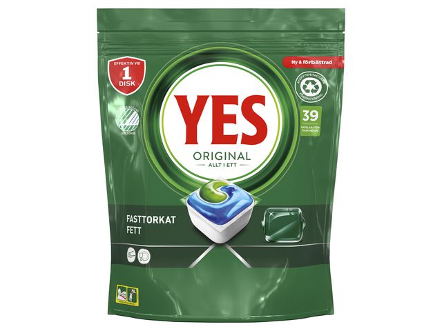 Maskindisk YES Original tabletter 39/FP