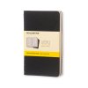 Cahier Journal Rutad Pocket Svart 3-Pack