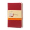 Cahier Journal Linjerad Pocket Rd 3-Pack