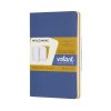 Volant Journal Linjerad Pocket Bl & Gul 2-Pack