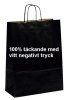 Vit Pappersbrkasse med 100% infrgning, vitt negativt tryck 2-sidor, 250x110x320mm