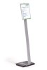 INFO SIGN  STAND A4 silver