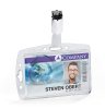 ID-korthllare SLUTEN m clips fr 1 kort  (8005),  1-pack transparent