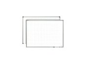 Whiteboard med rutmnster 150x120cm