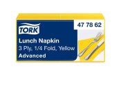 Servett TORK Lunch 3-lags gul 150/fp