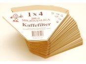 Kaffefilter 1x4 oblekt 200/fp