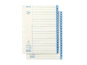 Pappregister JOPA A4 1-52 vit/bl