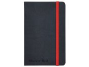 Ant.bok OXFORD Black nRed A5 hard linj