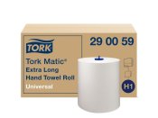 Handduk TORK Uni H1 1-lag vit 280m/rl, 6rl/fp