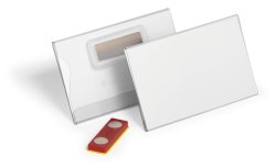 Namnskylt 54x90 med magnet fix (place&hold) transparent