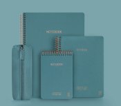 KOZO Anteckningsbok A6 Premium Steel Blue