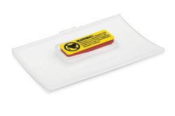 Namnskylt CLICK FOLD 40x75 med magnet fix (place&hold) transparent