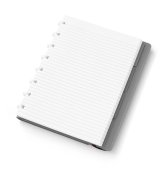 Filofax Anteckningsbok A5 Linjerad Graphite