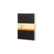 Cahier Journal Linjerad XL Svart 3-Pack