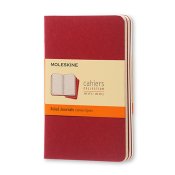 Cahier Journal Linjerad Pocket Rd 3-Pack