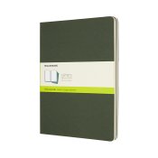 Cahier Journal Olinjerad XL Grn 3-Pack