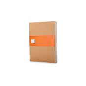 Cahier Journal Linjerad XL Kraft 3-Pack