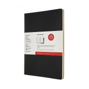 Cahier Subject A4 Svart / Brun 2 Pack