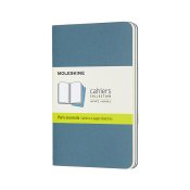 Cahier Journal Olinjerad Pocket Brisk Blue 3-Pack