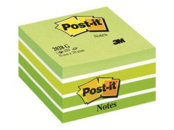 Notes POST-IT kub 76x76mm grn/vit