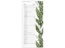 Vggkalender Lilla Blomsterkalender 2025