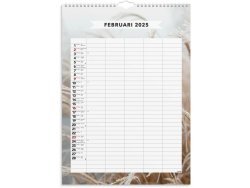 Familjekalender Modern 2025