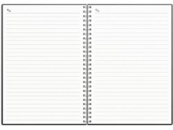 Kalender Weekly A5 2025 skinn svart