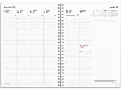 Kalender Business Textile 2025 rosa