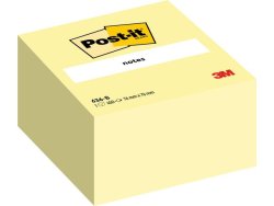 Notes POST-IT kub 2028 76x76 mm gul