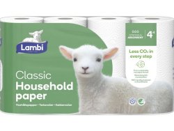 Hushllspapper LAMBI Classic vit 20rl/fp