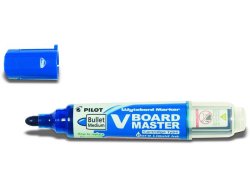 Whiteboardpenna PILOT V Board rund bl