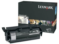 Toner LEXMARK X654X31E 36K svart