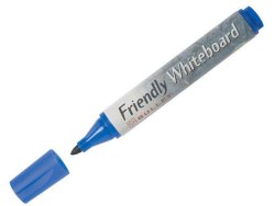 Whiteboardpenna FRIENDLY rund bl