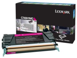 Toner LEXMARK C748H1MG 10K magenta