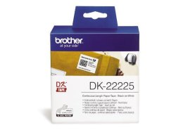 Etikett BROTHER DK22225 38mm vit