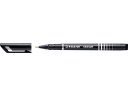 Fineliner STABILO Sensor 0.3mm svart