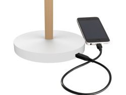 Lampa UNILUX Vicky Vit/Tr