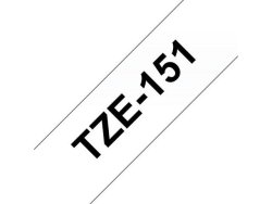 Tape BROTHER TZE151 24mm svart p klar