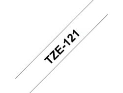 Tape BROTHER TZE121 9mm svart p klar