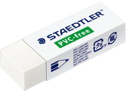 Radergummi Pvc-Fri 43x19x13mm vit