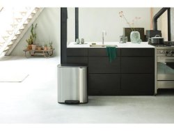 Papperskorg BRABANTIA Pedal Bo 60L matt