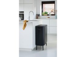 Papperskorg BRABANTIA Bo Touch 60L svart