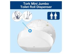 Dispenser TORK T2 Jumbo mini vit