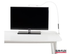 Lampa SUN-FLEX Desklite LED vit