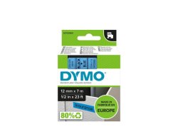 Tape DYMO D1 12mm svart p bl