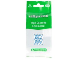 Tape 12mm TZe-133 bl p klar