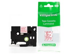 Tape 9mm TZe-122 rd p klar