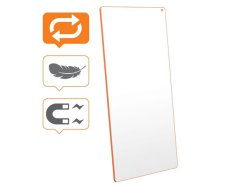 Whiteboard NOBO MoveMeet orange 180x90cm