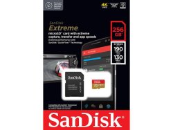 Minneskort SANDISK MicroSDXC Extr. 256GB