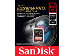 Minneskort SANDISK SDHC Extreme Pro128GB